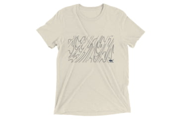 Image of Atoll Board Co Short sleeve triblend t-shirt with Atoll Grain Graphic - Oatmeal Triblend, L - Oatmeal Triblend,L, 62C5FDD466DD4Oatmeal-Triblend-L