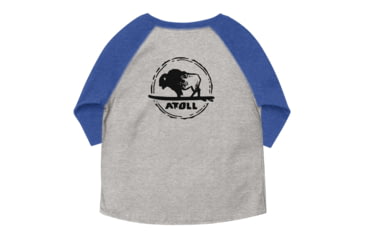 Image of Atoll Board Co Toddler baseball shirt - Vintage Heather/ Vintage Royal, 5/6 - Vintage Heather/ Vintage Royal,5/6, 62991E20CDA61Vintage-Heather--Vintage-Royal-5-6