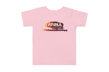 Image of Atoll Board Co Toddler Short Sleeve Tee with Atoll Bison Color Shift Graphic - Pink, 5T - Pink,5T, 62D85C296341DPink-5T