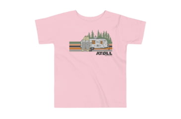 Image of Atoll Board Co Toddler Short Sleeve Tee with Atoll Camper Graphic - Pink, 4T - Pink,4T, 62D85E89D7266Pink-4T