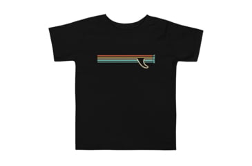 Image of Atoll Board Co Toddler Short Sleeve Tee with Atoll Fin Graphic - Black, 3T - Black,3T, 62F29AB55626EBlack-3T