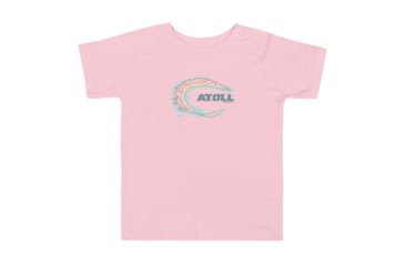 Image of Atoll Board Co Toddler Short Sleeve Tee with Atoll Island Graphic - Pink, 5T - Pink,5T, 62F29CFCC8FC6Pink-5T