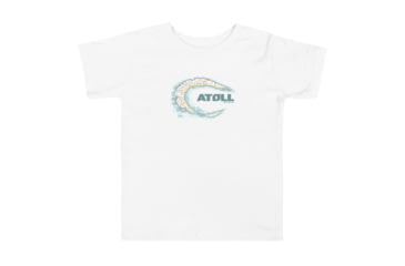 Image of Atoll Board Co Toddler Short Sleeve Tee with Atoll Island Graphic - White, 2T - White,2T, 62F29CFCC8FC6White-2T