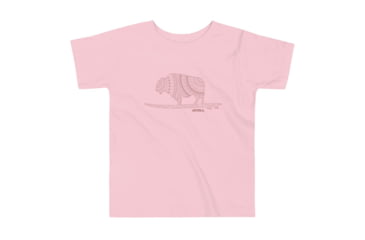 Image of Atoll Board Co Toddler Short Sleeve Tee with Atoll Mandala Graphic - Pink, 3T - Pink,3T, 62D85DE5E4708Pink-3T