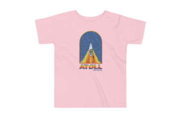 Image of Atoll Board Co Toddler Short Sleeve Tee with Atoll Paddle Board Wake Graphic - Pink, 3T - Pink,3T, 62D860F053E91Pink-3T