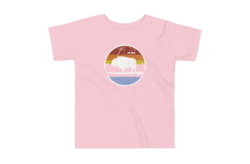 Image of Atoll Board Co Toddler Short Sleeve Tee with Atoll Vintage Sunset Graphic - Pink, 2T - Pink,2T, 62D8627B21AAFPink-2T