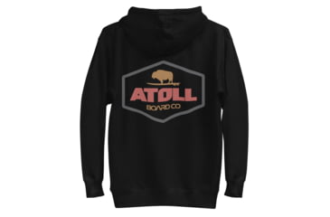 Image of Atoll Board Co Unisex Hoodie with Atoll Dimond Graphic - Black, XL - Black,XL, 637BCFDBC6553Black-XL