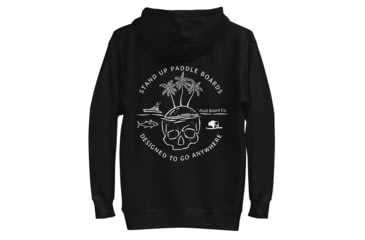 Image of Atoll Board Co Unisex Hoodie with Atoll Skull Island Graphic - Black, 2XL - Black,2XL, 64503FB701D22Black-2XL