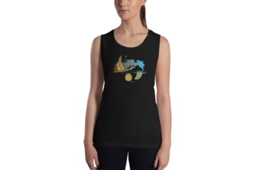 Image of Atoll Board Co Womens Atoll Night Muscle Tee - Black, L - Black,L, SQ0196886