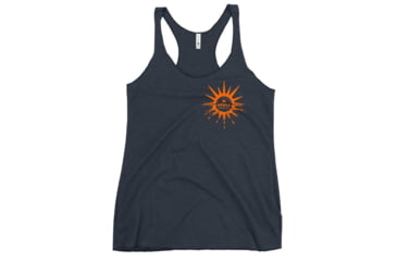 Image of Atoll Board Co Womens Racerback Tank with Atoll Horizon Sunset Graphic - Vintage Navy, XL - Vintage Navy,XL, 64518B154C678Vintage-Navy-XL
