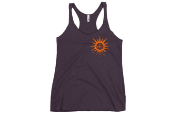 Image of Atoll Board Co Womens Racerback Tank with Atoll Horizon Sunset Graphic - Vintage Purple, L - Vintage Purple,L, 64518B154C678Vintage-Purple-L
