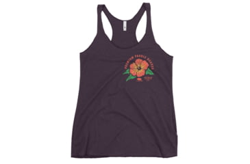 Image of Atoll Board Co Womens Racerback Tank with Atoll Paddle Board Island Flower Graphic - Vintage Purple, L - Vintage Purple,L, 6442F10F86D7AVintage-Purple-L