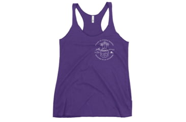 Image of Atoll Board Co Womens Racerback Tank with Atoll Skull Island Graphic - Purple Rush, L - Purple Rush,L, 6450410339837Purple-Rush-L