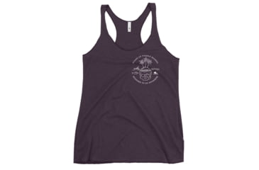 Image of Atoll Board Co Womens Racerback Tank with Atoll Skull Island Graphic - Vintage Purple, L - Vintage Purple,L, 6450410339837Vintage-Purple-L