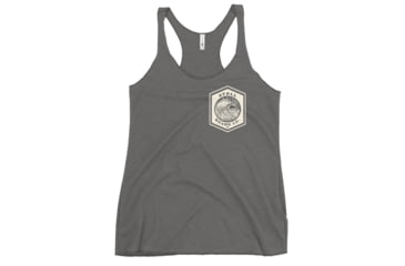 Image of Atoll Board Co Womens Racerback Tank with Atoll Wave Graphic - Premium Heather, L - Premium Heather,L, 64639B68EFCABPremium-Heather-L