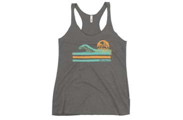 Image of Atoll Board Co Womens Racerback Tank with Atoll Wave Graphic - Premium Heather, M - Premium Heather,M, 62C1DE7ED8E02Premium-Heather-M