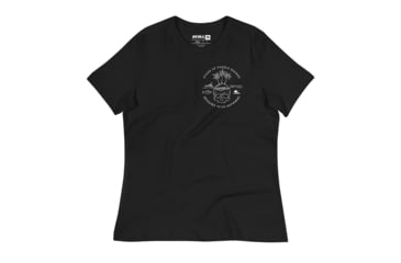 Image of Atoll Board Co Womens Relaxed T-Shirt with Atoll Skull Island - Black, XL - Black,XL, 6450406BDD5D0Black-XL