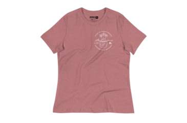 Image of Atoll Board Co Womens Relaxed T-Shirt with Atoll Skull Island - Heather Mauve, 2XL - Heather Mauve,2XL, 6450406BDD5D0Heather-Mauve-2XL
