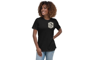 Image of Atoll Board Co Womens Relaxed T-Shirt with Atoll Wave Graphic - Berry, L - Berry,L, 64639C1B1D577Berry-L