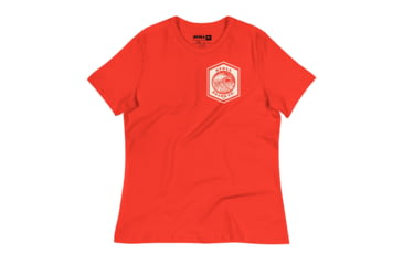 Image of Atoll Board Co Womens Relaxed T-Shirt with Atoll Wave Graphic - Heather Marmalade, L - Heather Marmalade,L, 64639C1B1D577Heather-Marmalade-L