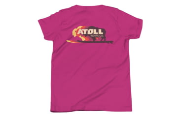 Image of Atoll Board Co Youth Short Sleeve T-Shirt with Atoll Color Shift Graphic - Berry, S - Berry,S, 630D4076795F1Berry-S