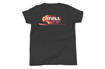 Image of Atoll Board Co Youth Short Sleeve T-Shirt with Atoll Color Shift Graphic - Dark Grey Heather, S - Dark Grey Heather,S, 630D4076795F1Dark-Grey-Heather-S