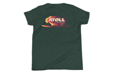 Image of Atoll Board Co Youth Short Sleeve T-Shirt with Atoll Color Shift Graphic - Heather Forest, S - Heather Forest,S, 630D4076795F1Heather-Forest-S