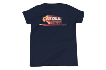 Image of Atoll Board Co Youth Short Sleeve T-Shirt with Atoll Color Shift Graphic - Navy, L - Navy,L, 630D4076795F1Navy-L