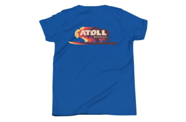 Image of Atoll Board Co Youth Short Sleeve T-Shirt with Atoll Color Shift Graphic - True Royal, S - True Royal,S, 630D4076795F1True-Royal-S