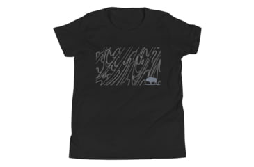Image of Atoll Board Co Youth Short Sleeve T-Shirt with Atoll Grain Graphic - Black, L - Black,L, 630D3C8B95CD5Black-L