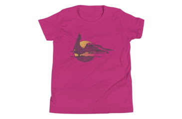 Image of Atoll Board Co Youth Short Sleeve T-Shirt with Atoll Lone Pine Graphic - Berry, S - Berry,S, 630D4C098AE2EBerry-S