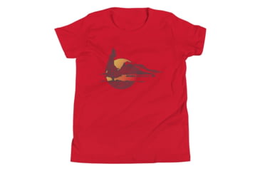 Image of Atoll Board Co Youth Short Sleeve T-Shirt with Atoll Lone Pine Graphic - Red, XL - Red,XL, 630D4C098AE2ERed-XL