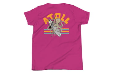Image of Atoll Board Co Youth Short Sleeve T-Shirt with Atoll Octopus Graphic - Berry, XL - Berry,XL, 630D3AFD34BADBerry-XL