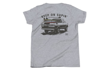 Image of Atoll Board Co Youth Short Sleeve T-Shirt with Atoll Paddle Board Truck Graphic - Athletic Heather, L - Athletic Heather,L, 6459509F8BD97Athletic-Heather-L