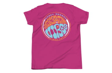 Image of Atoll Board Co Youth Short Sleeve T-Shirt with Atoll Vibe Distribution Graphic - Berry, M - Berry,M, 630D44CE591AFBerry-M