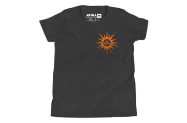 Image of Atoll Board Co Youth T-Shirt with Atoll Horizon Sunset Graphic - Dark Grey Heather, M - Dark Grey Heather,M, 64518CD59C080Dark-Grey-Heather-M