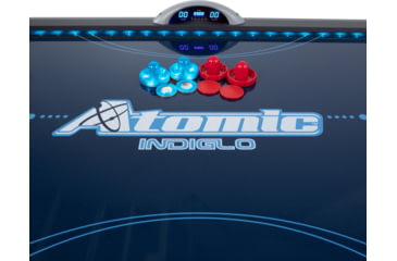Image of Atomic 90in Indiglo LED Air Hockey Table, Black, G04801W