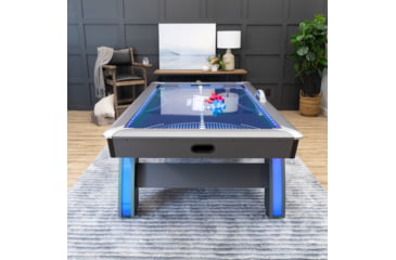 Image of Atomic 90in Indiglo LED Air Hockey Table, Black, G04801W