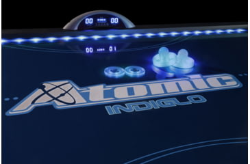 Image of Atomic 90in Indiglo LED Air Hockey Table, Black, G04801W