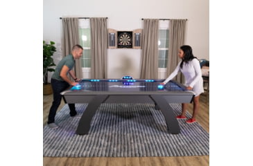 Image of Atomic 90in Indiglo LED Air Hockey Table, Black, G04801W