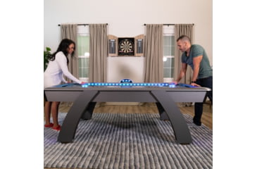 Image of Atomic 90in Indiglo LED Air Hockey Table, Black, G04801W