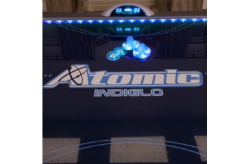 Image of Atomic 90in Indiglo LED Air Hockey Table, Black, G04801W