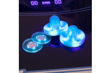 Image of Atomic 90in Indiglo LED Air Hockey Table, Black, G04801W