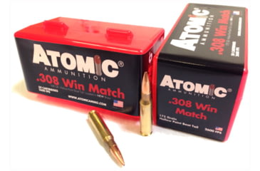 Image of Atomic Ammunition Atomic Ammo .308 Win. 175gr. Match Bthp 50-pack
