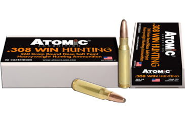 Image of Atomic Ammunition Atomic Ammo .308 Win 260gr. Roundnose Softpoint 20-pack