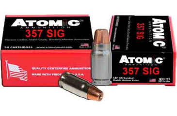 Image of Atomic Ammunition Atomic Ammo .357 Sig 147gr. Bonded Jhp 20-pack