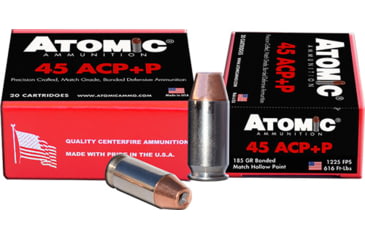 Image of Atomic Ammunition Atomic Ammo .45acp +p 185gr. Bonded Jhp 20-pack