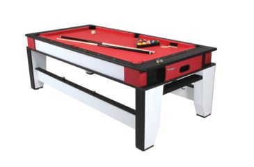 Image of Atomic Games 84" 2- in- 1 Flip Top Table, Red G05214W