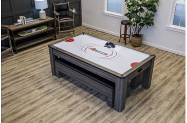 Image of Atomic NorthPort 3-in-1 Dining/Air Hockey/TT Table, Woodgrain, G05305W