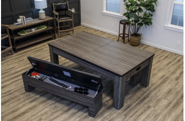 Image of Atomic NorthPort 3-in-1 Dining/Air Hockey/TT Table, Woodgrain, G05305W